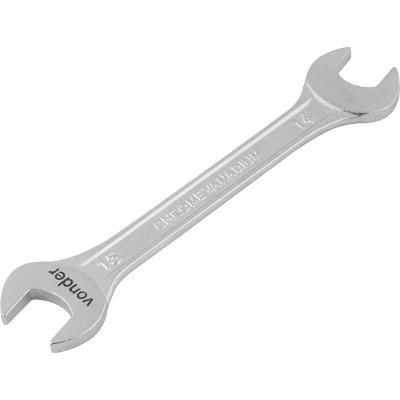 Chave fixa 14x15mm cromo vanádio fosco cartela - Vonder