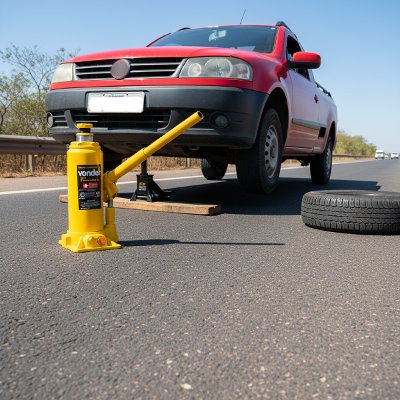 Macaco hidráulico garrafa 5 toneladas 1 estágio Vonder