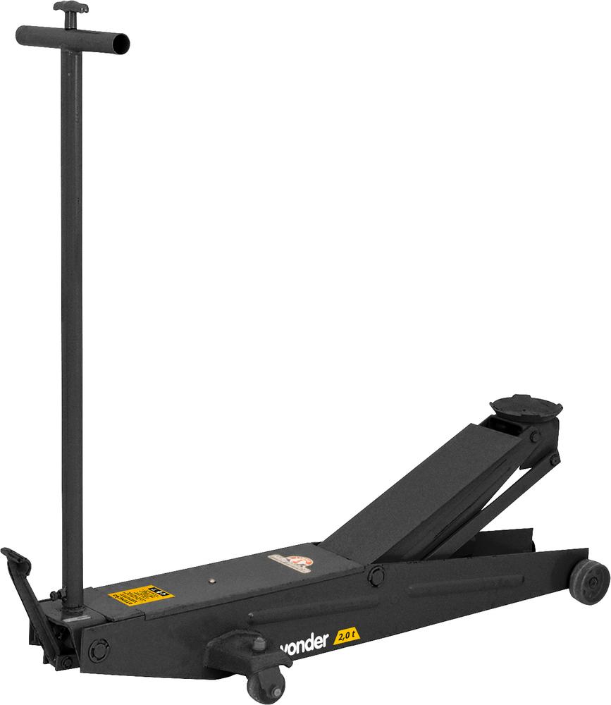 Macaco hidráulico jacaré 2 toneladas roda ferro Vonder - 1