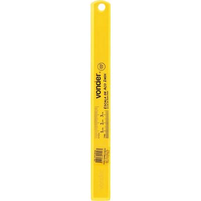 Escala de aço inox 1500mm Vonder