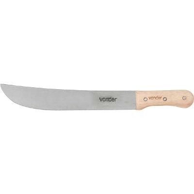 Facão para mato 20" aço carbono cabo madeira - Vonder
