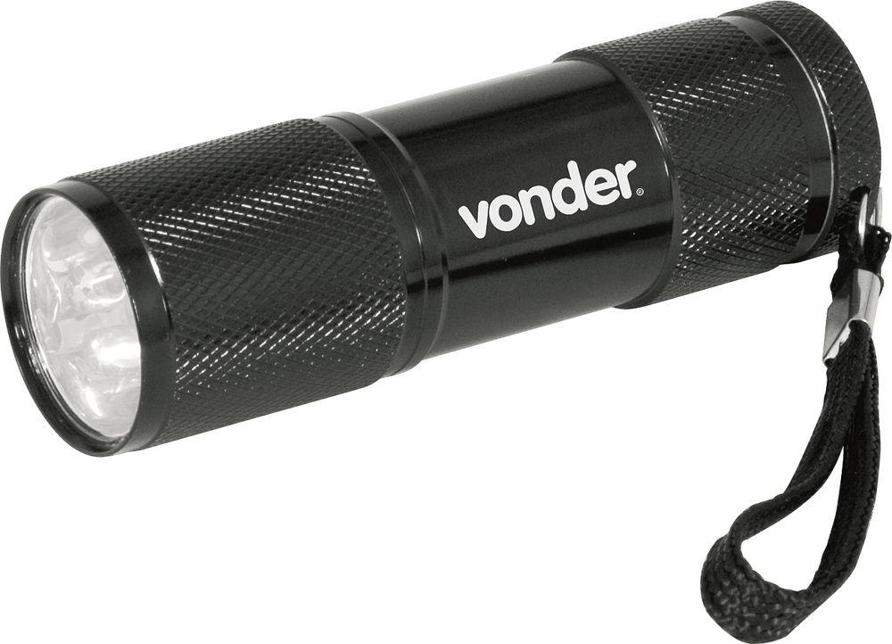 Lanterna 9 leds llv0009 corpo aluminio 3AAA Vonder - 4