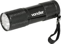 Lanterna 9 leds llv0009 corpo aluminio 3AAA Vonder