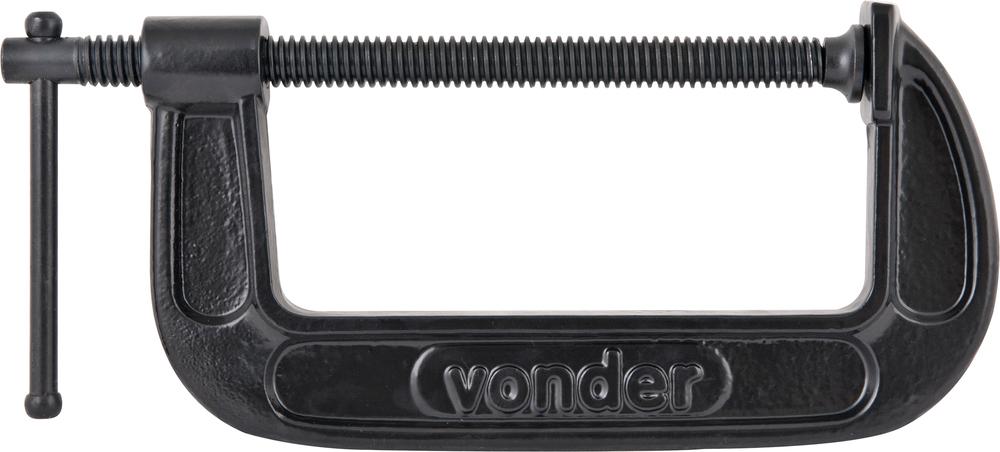 Grampo tipo c 3" ferro nodular - Vonder Plus - 1