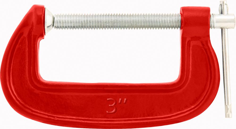 Grampo tipo c 3" ferro fundido leve - Nove54 - 2