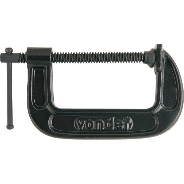 Grampo tipo c 2" ferro nodular - Vonder Plus - 1