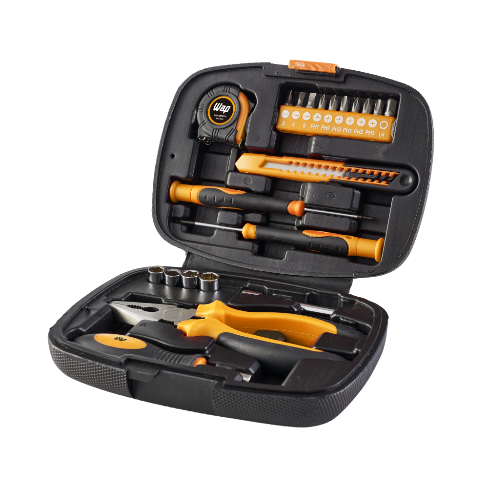 Maleta de Ferramentas Manuais WAP MKF21 21 Acessórios Reparos Diários - 6