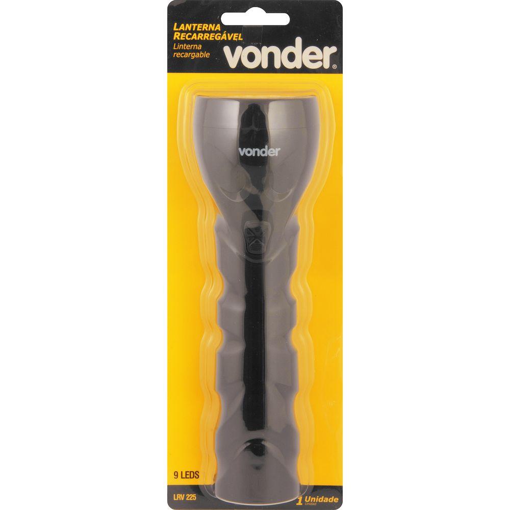Lanterna Recarregável com 9 Leds Bivolt Lrv 225 Vonder - 2