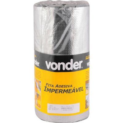 Fita adesiva impermeável 30cmx10m aluminizada - Vonder