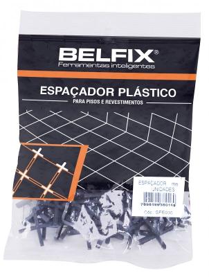 Espaçador Plástico p/ Piso/Azulejo 1,5mm c/ 100 peças Belfix
