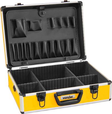 Maleta para ferramentas 455x330x152mm amarela mf312 - Vonder