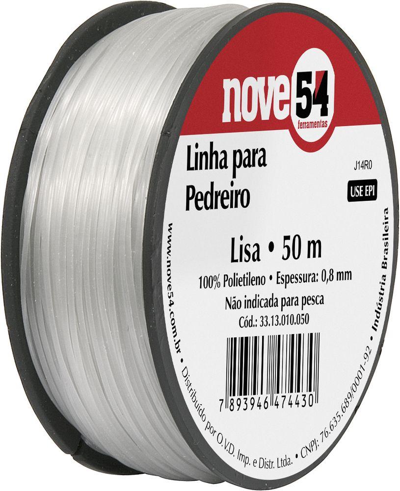 Linha para pedreiro lisa 0,8mmx50m - Nove54 - 2
