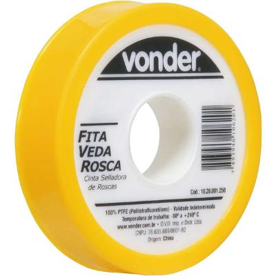 Fita veda rosca 18mmx5m ptfe teflon - Vonder