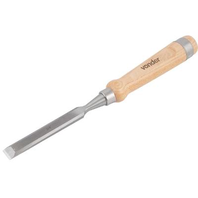 Formão chanfrado 3/4" cromo vanádio cabo madeira - Vonder