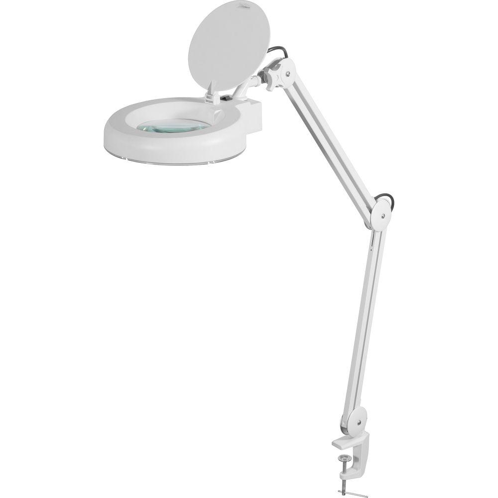 Lupa Articulada c/ Led Bivolt c/ Fixador p/ Bancada Vonder - 1