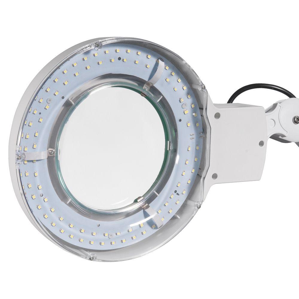 Lupa Articulada c/ Led Bivolt c/ Fixador p/ Bancada Vonder - 5