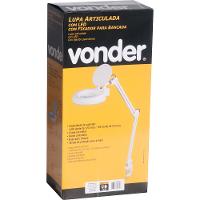 Lupa Articulada c/ Led Bivolt c/ Fixador p/ Bancada Vonder