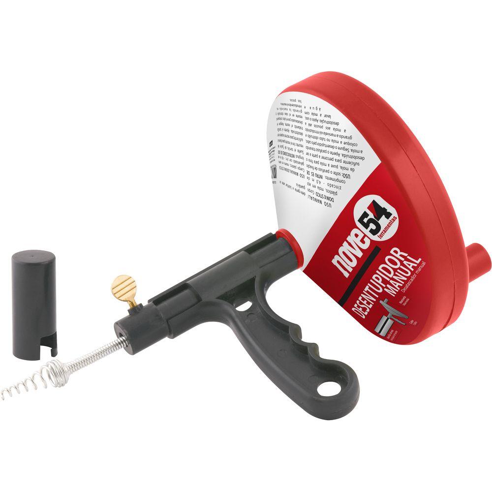 Desentupidor manual com mola 3,8 metros - Nove54 - 2