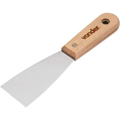 Espátula betumadeira aço inox 1.1/2" 3,8cm cabo mad Vonder