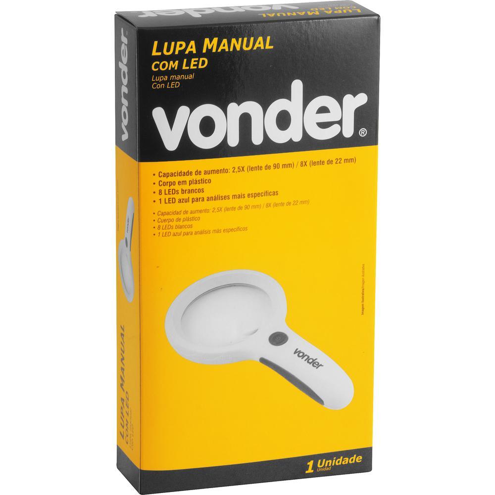 Lupa Manual com Led Vonder - 4