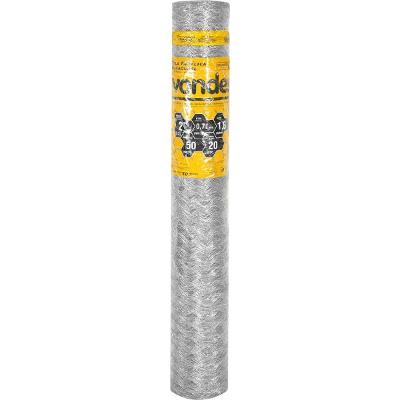 Tela Metálica Galinheiro Hex Malha 2'' BWG22 1,8m 50m Vonder