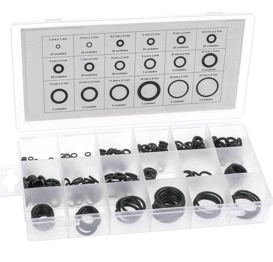 Jogo Anéis Vedação/Oring Maleta Com 225Pc Vonder - 1