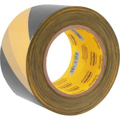 Fita zebrada sem adesivo 70mmx200m amarela e preta - Vonder