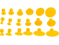 Ventosas De Nylon Para Martelinho de Ouro Jogo Com 18 Vonder - 1