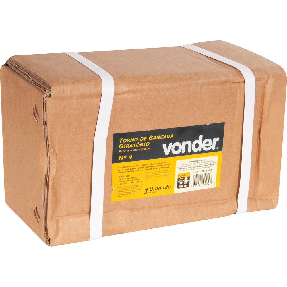 Torno de Bancada Giratório N° 4 em Ferro Nodular Vonder - 2