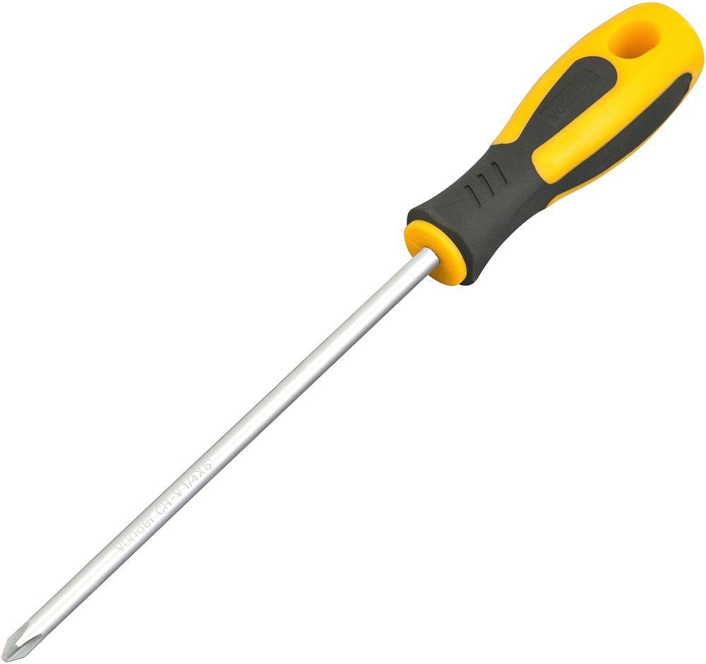 Chave phillips 1/4x6" n.2 vanád. cabo anatômico emborrachado - 1