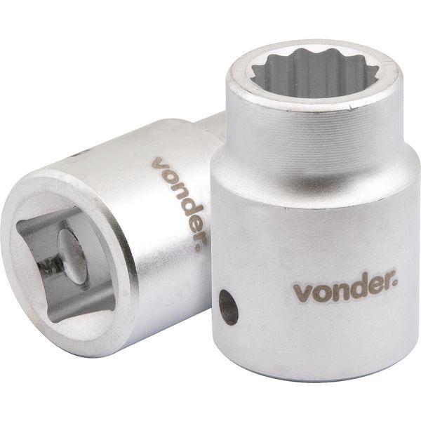 Soquete estriado enc 3/4" 34mm curto vanád. Vonder - 1