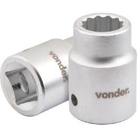 Soquete estriado enc 3/4" 34mm curto vanád. Vonder - 1