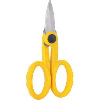 Tesoura para cabista 5.1/2" aço inox cabo plástico Vonder - 2