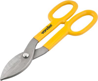 Tesoura Para Chapas Universal 10  Reta Cabo Plastificado - V