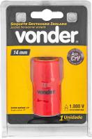 Soquete Isolado Sextavado Encaixe 1/2'' 14mm IEC60900 Vonder