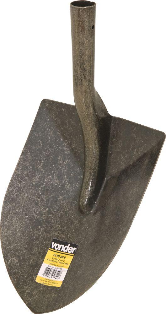 Pá de bico 225x295mm n.2 sem cabo vd100 Vonder - 1