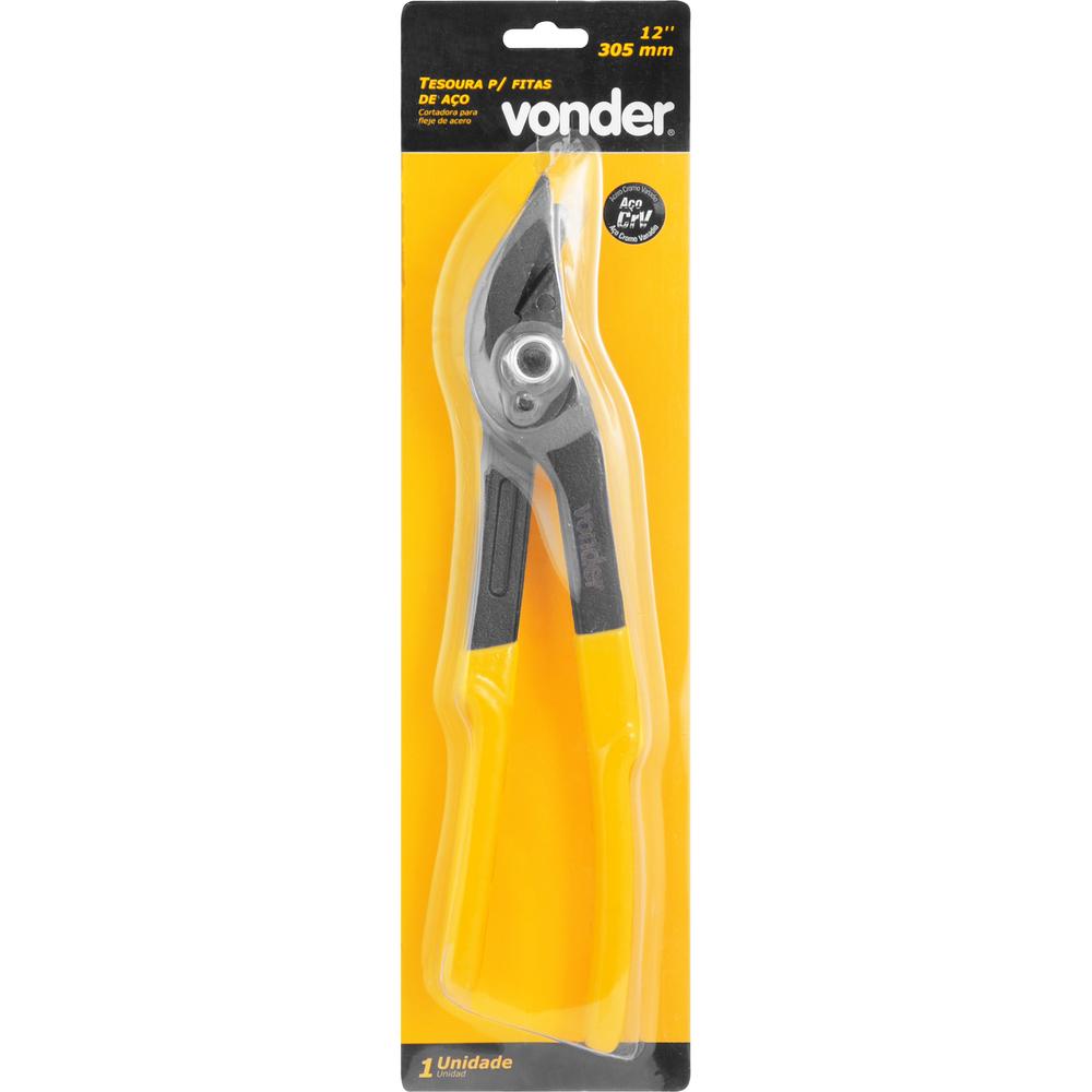 Tesoura para Fita Aço 12" Vonder - 2