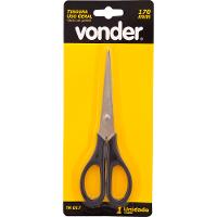 Tesoura uso geral 17cm aço inox tr017 Vonder - 2