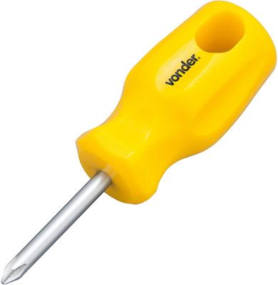 Chave phillips toco 3/16x1.1/2" n.1 cromo vanádio - Vonder