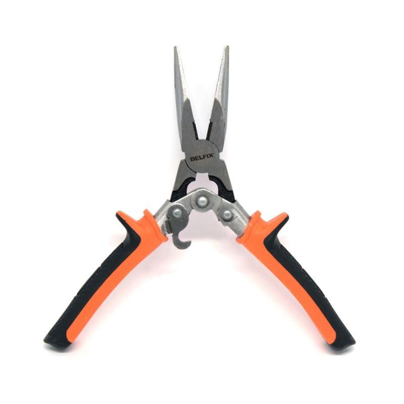 Alicate Bico Meia-Cana Reto 8" Força Dupla Cv - Belfix - 4