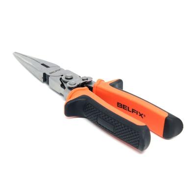 Alicate Bico Meia-Cana Reto 8" Força Dupla Cv - Belfix