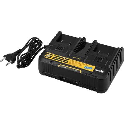 Carregador De Bateria Duplo 18 V Carregamento Convencional Icbv 1841 Vonder