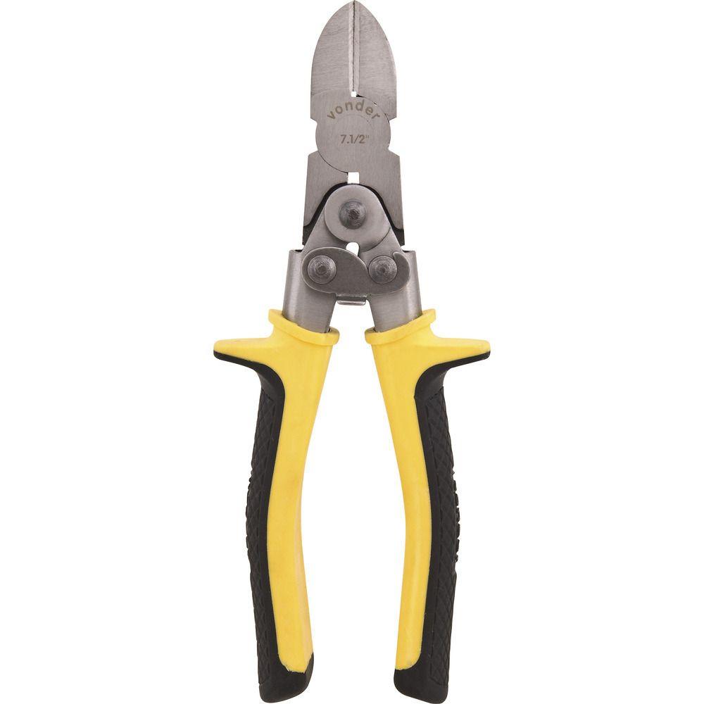 Alicate corte diagonal 7.1/2" vanádio isolado 1000v Vonder - 1