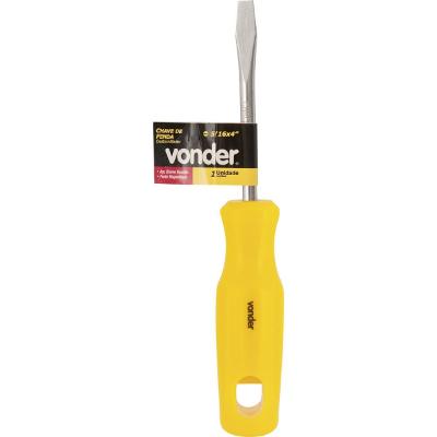 Chave fenda 5/16x4" cromo vanádio Vonder