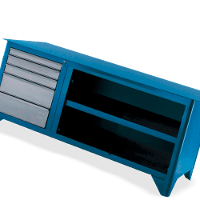 Bancada com 5 Gavetas e Tampo de aço 217TC CMB - 2