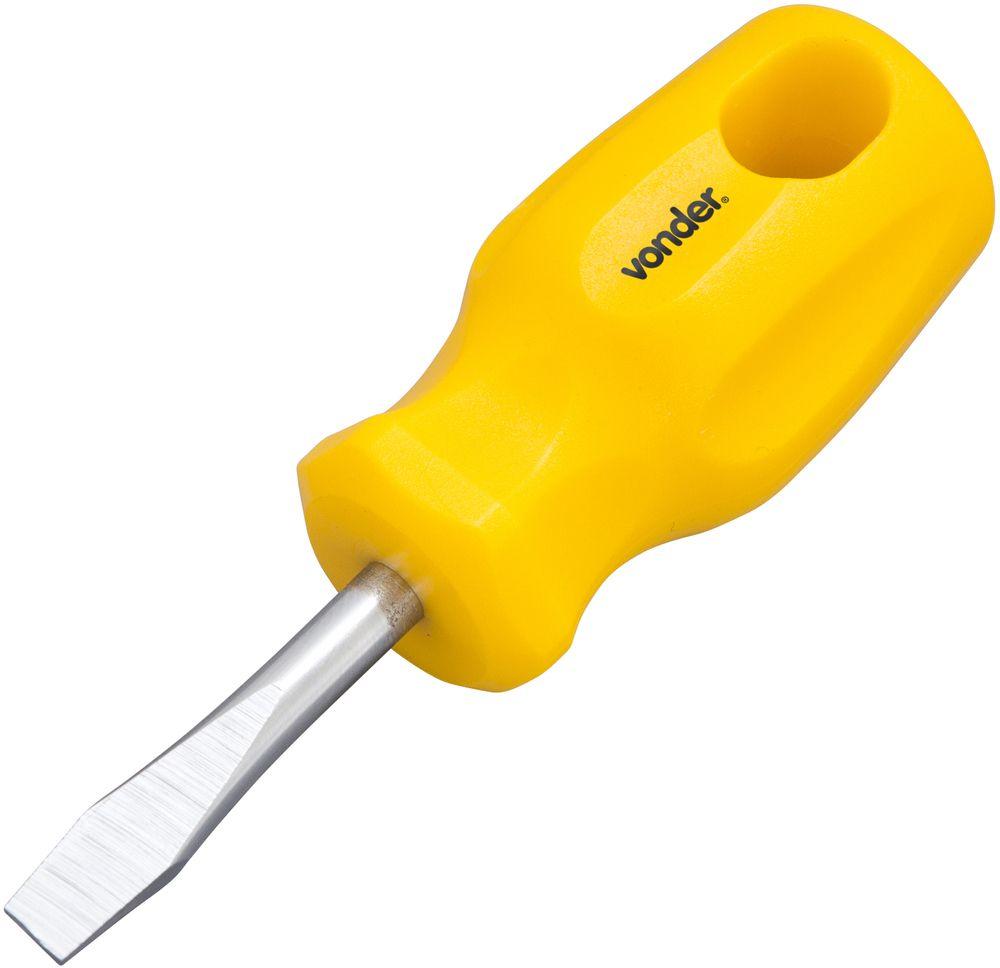 Chave fenda toco 1/4x1.1/2" cromo vanádio Vonder - 2