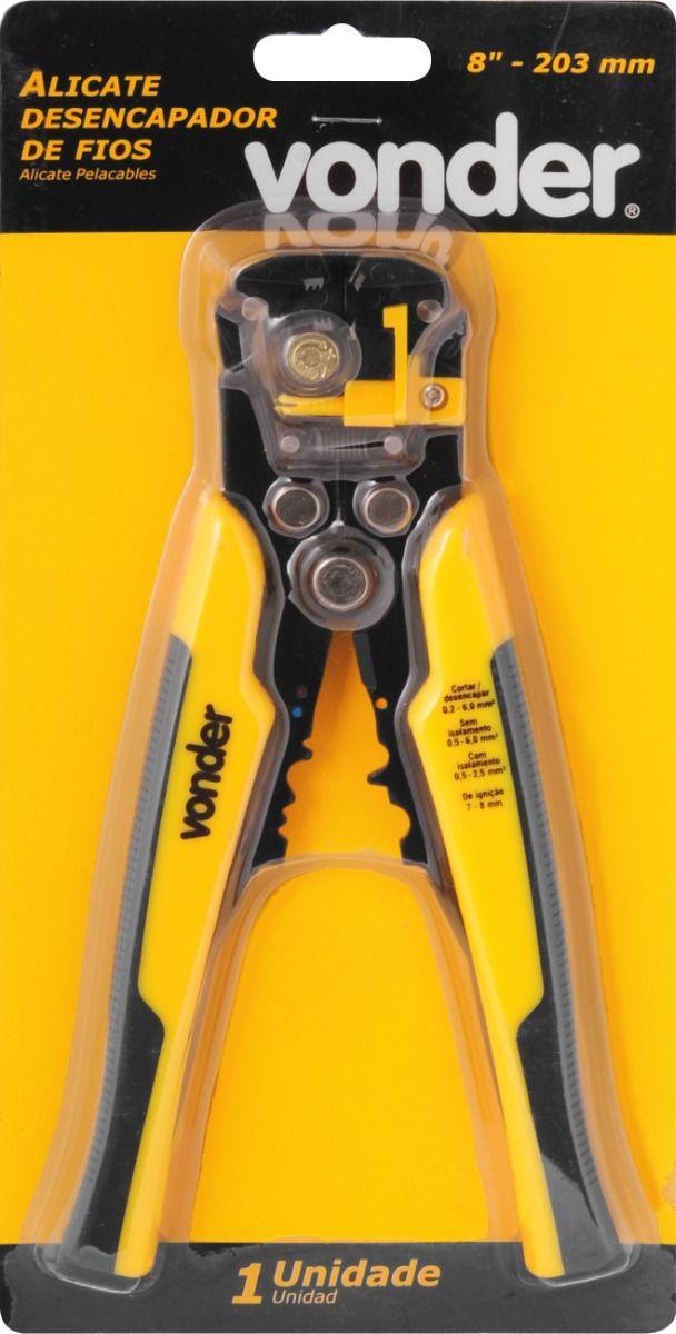 Alicate Desencapador De Fios 8" Auto Vonder - 4