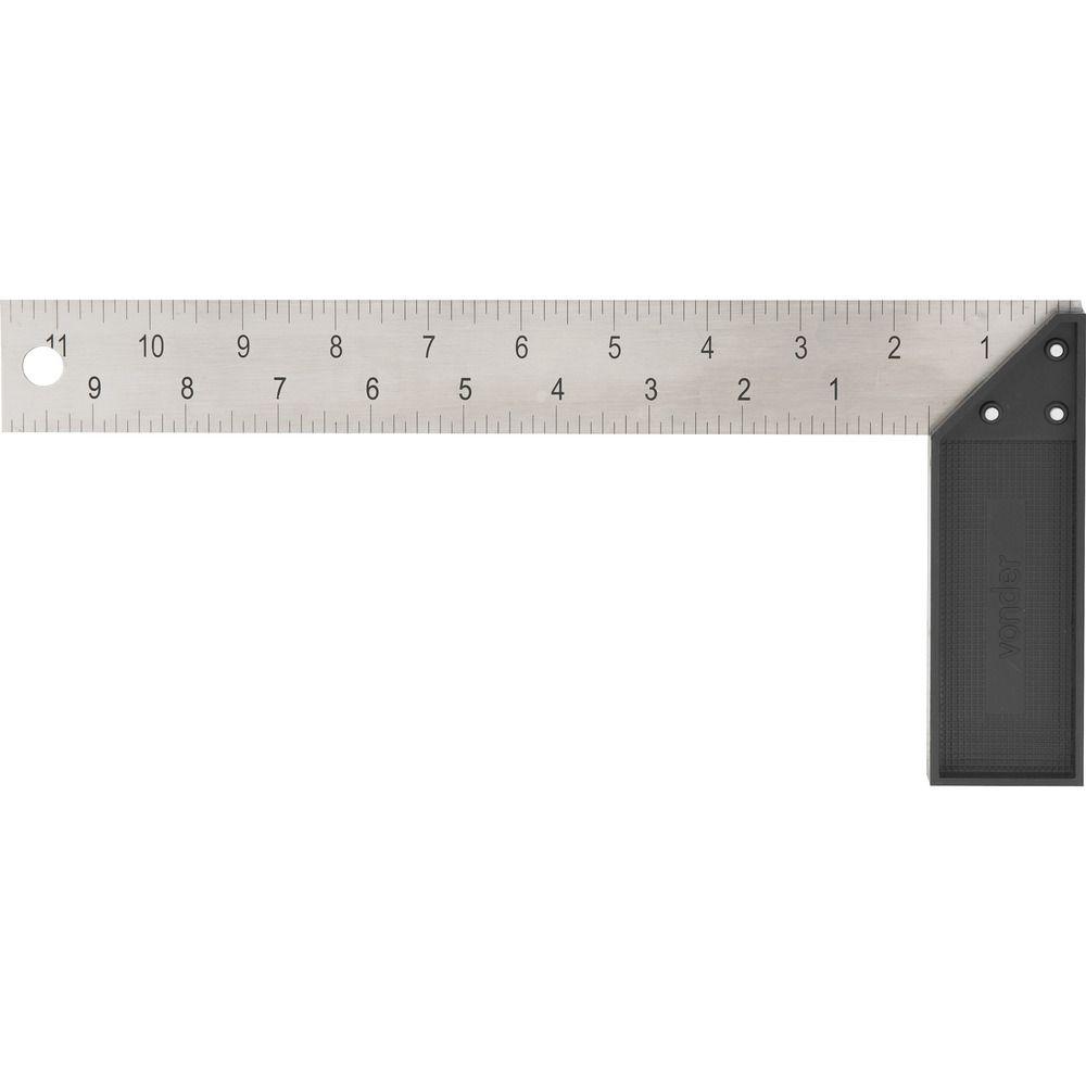 Esquadro 10" cabo plástico Vonder - 2