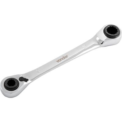 Chave Estrela com Catraca Reversível 8x10mm/12x13mm Vonder