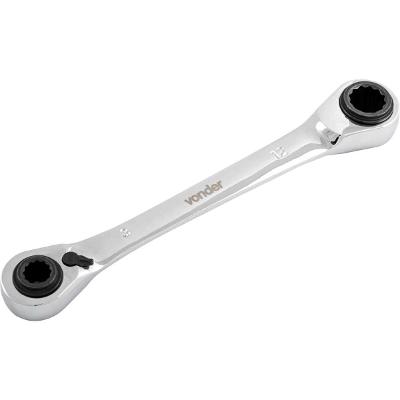 Chave Estrela com Catraca Reversível 8x10mm/12x13mm Vonder
